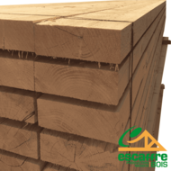 Madrier non raboté 3.50 ml x 10 x 22 cm - Epicéa - Normé C24 - traité classe 2
